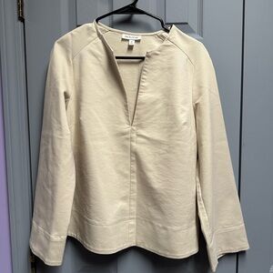 Prologue Beige Long Sleeve Blouse